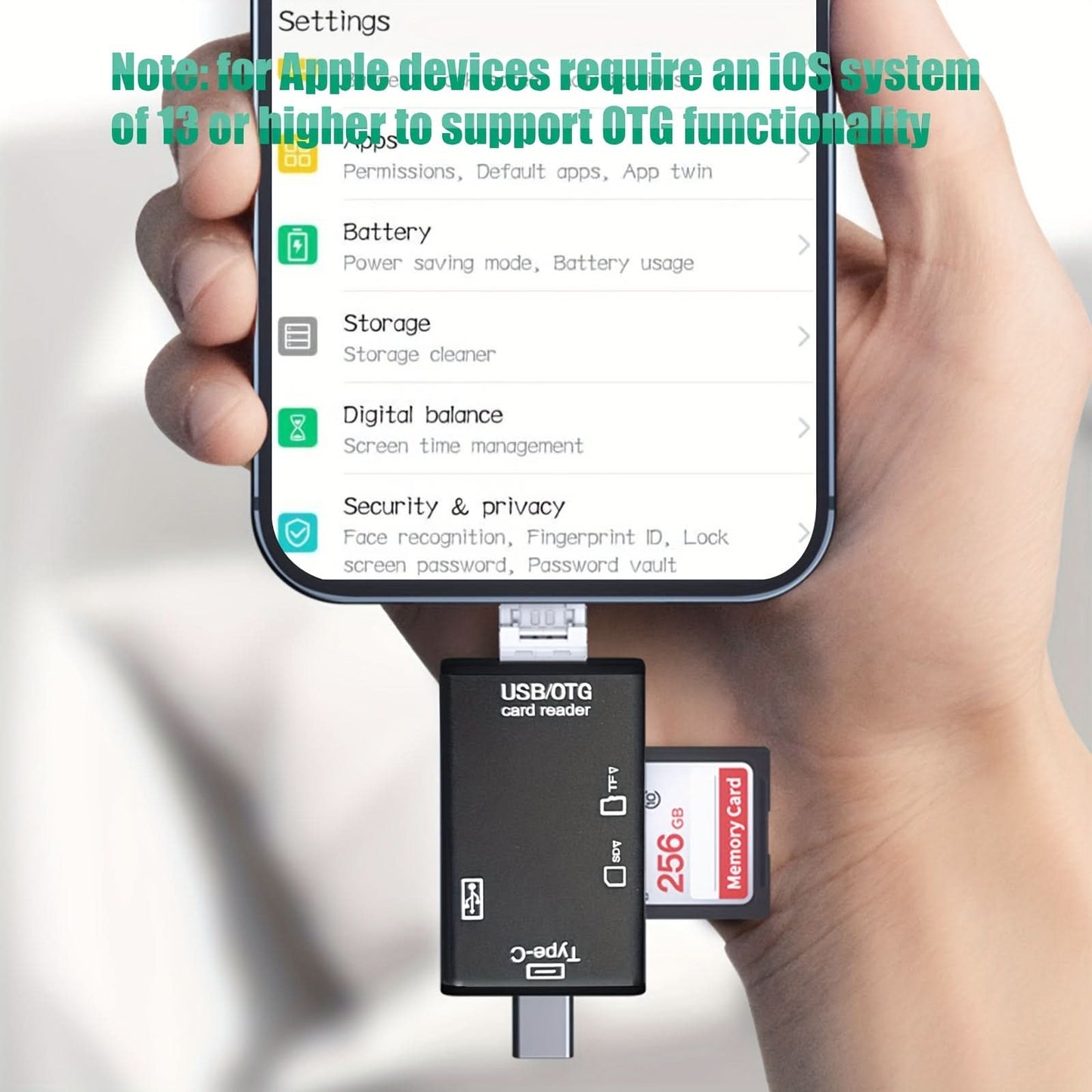 7-in-1 OTG Card Reader for Smart Devices