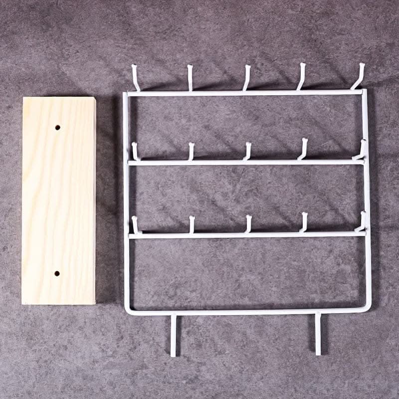 15-Hook Crochet Earring Display Rack – Unique Jewelry Organizer