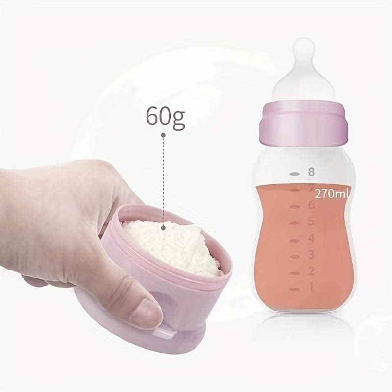 Formula Three-layer Four-layer Cartoon Bear Style Portable Box, Snack Food Container