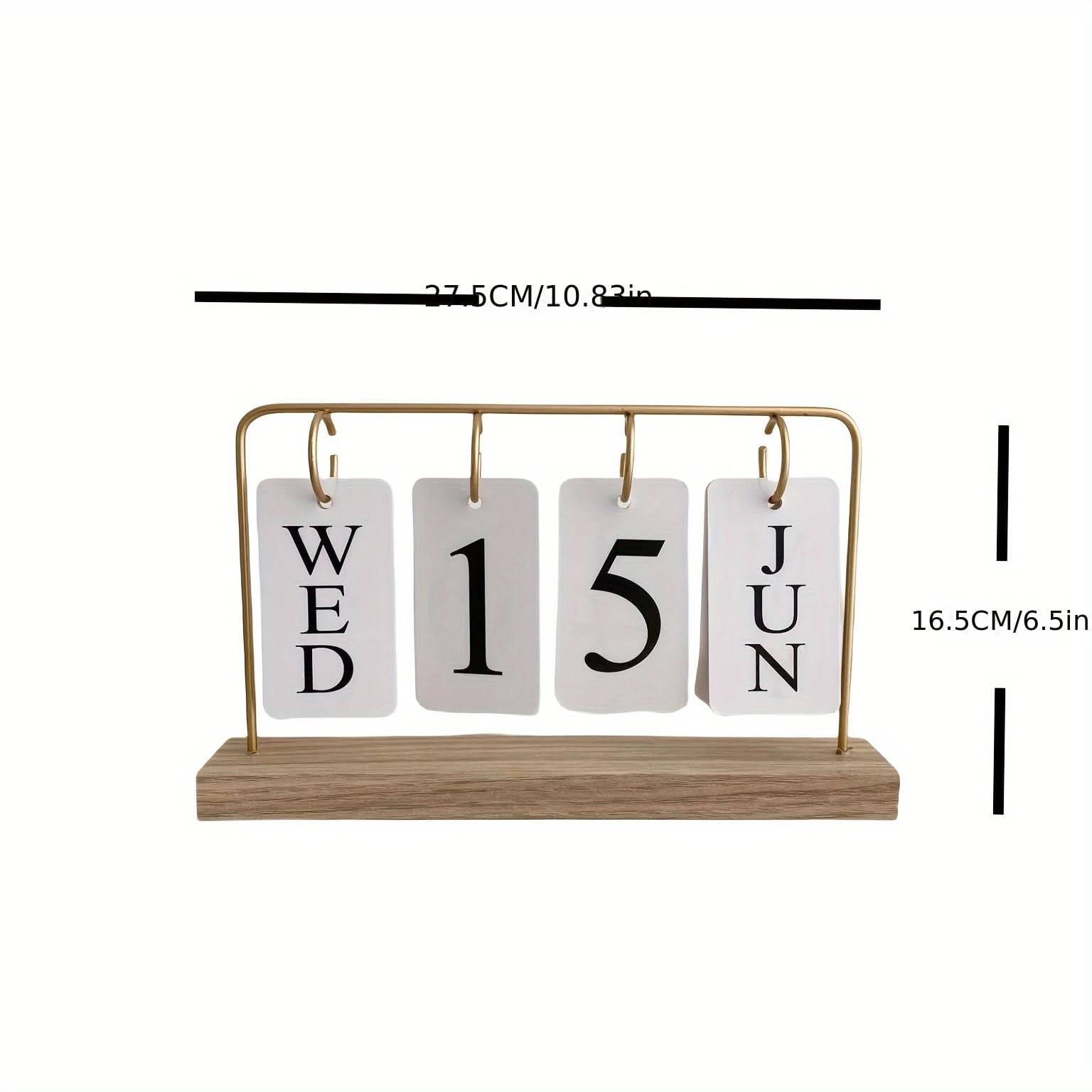 Personalized Mini DIY Desktop Calendar Decor