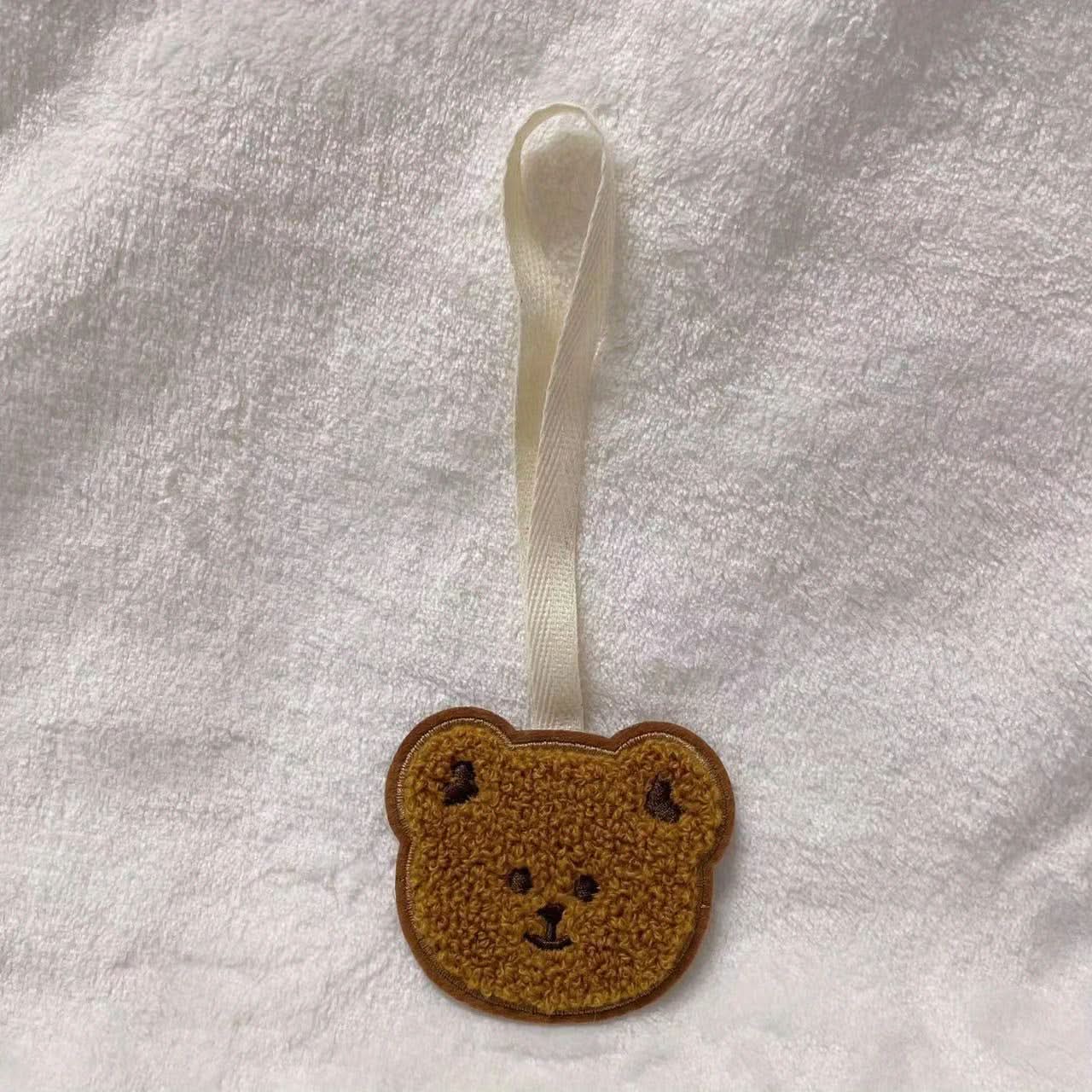 Adorable Bear Backpack Charm, Cute Keychain Accessory for School & Play