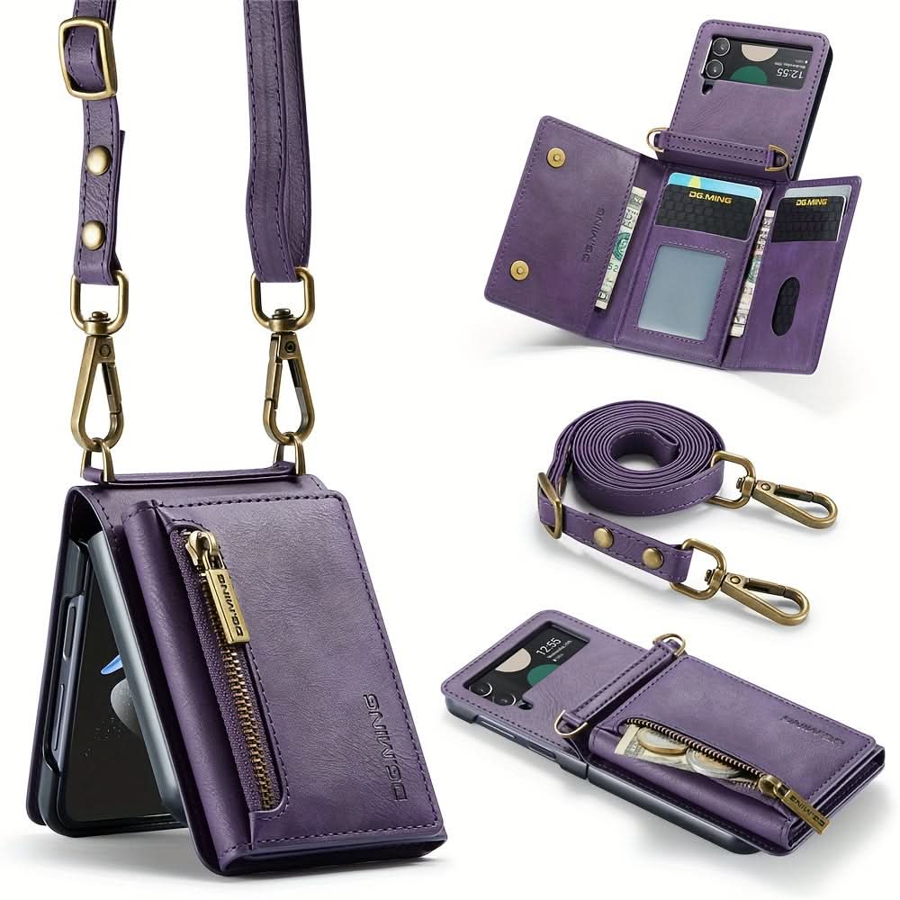 Zipper Wallet Case for Samsung Galaxy Z Flip