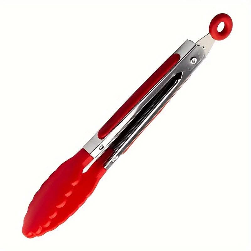 1/7pcs Mini Kitchen Tongs - 7-Inch Heat Resistant Nylon Tips