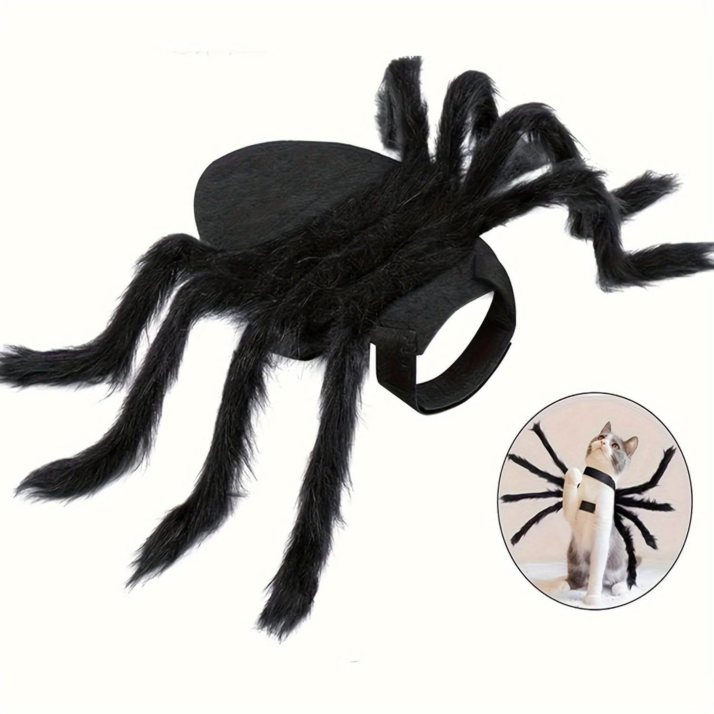 Furry Spider Pet Costume for Small Dogs & Cats