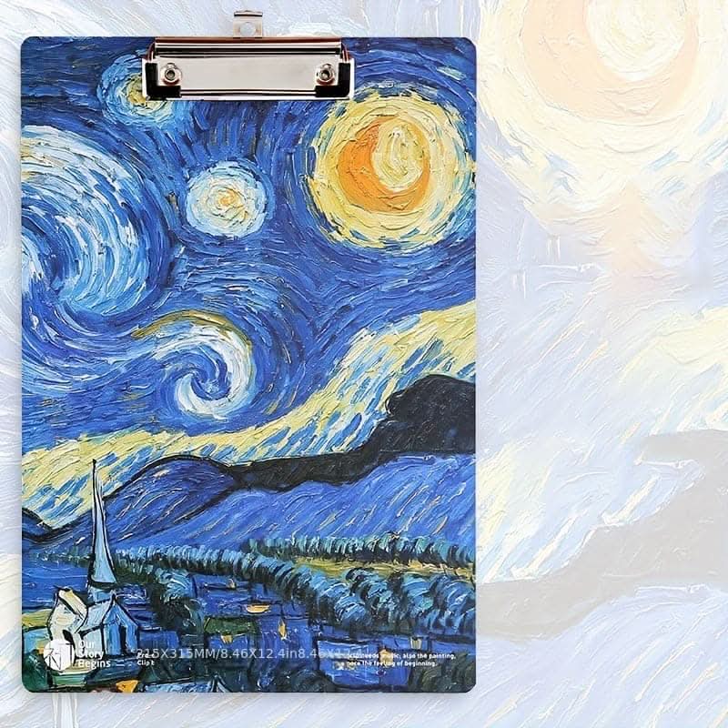 Vibrantly Painted A4 Clipboard – Stylish & Durable Organizer