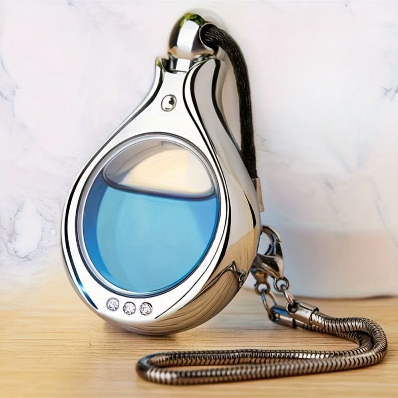 Refillable Hanging Car Air Freshener – Decorative Perfume Bottle Pendant