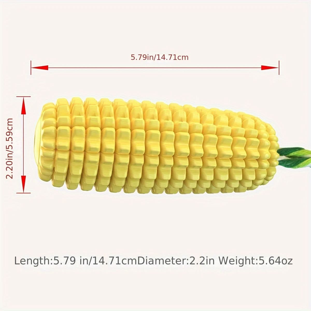 Tough Corn Stick Dog Chew Toy – Durable, Squeaky, for Aggressive Chewers