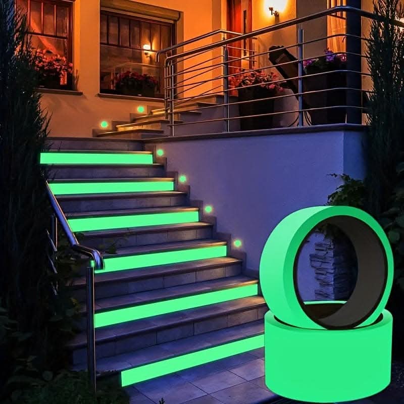 Illuminated Charm Glow-In-The-Dark Garden Tape – High-Visibility Decor