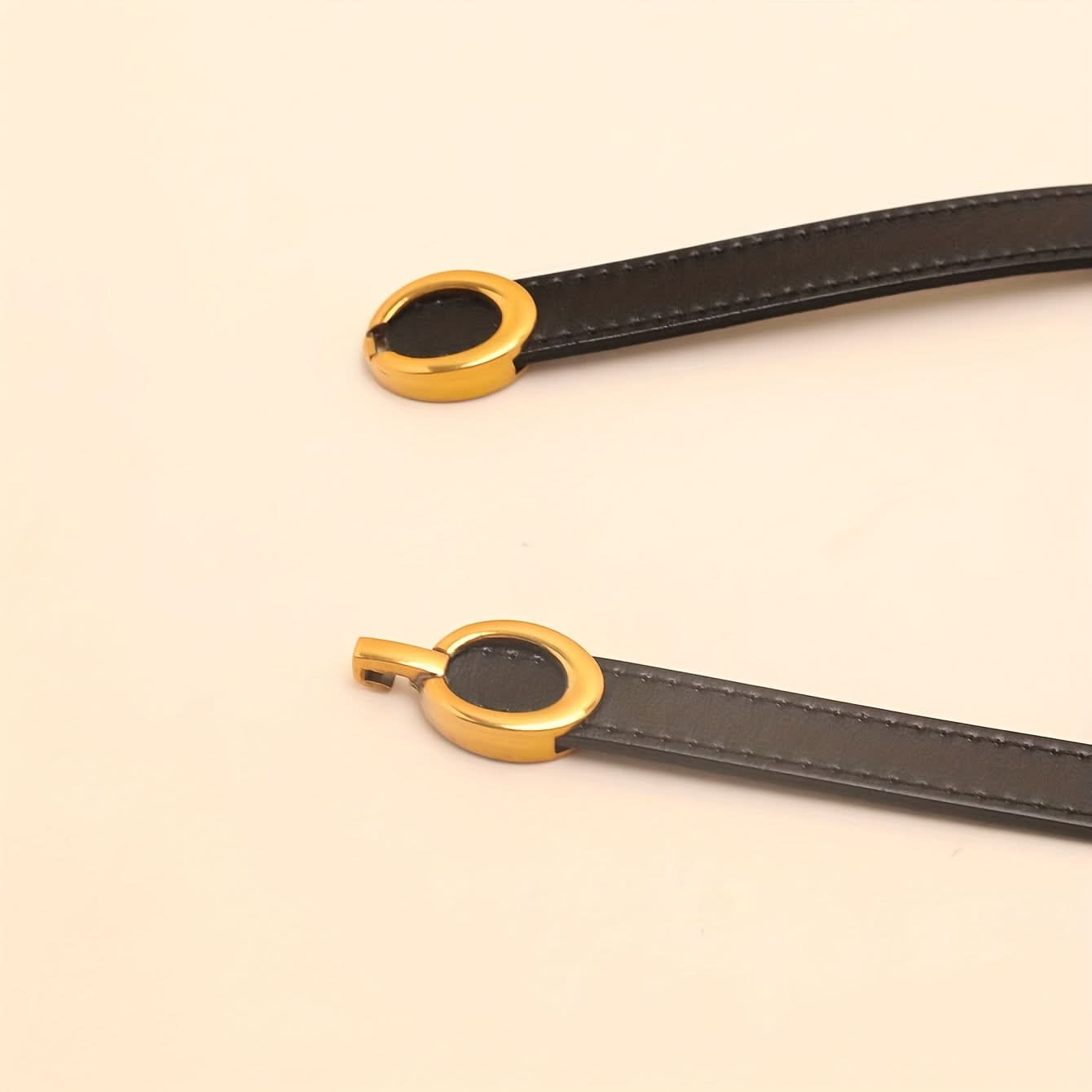 Classic PU Leather Waist Belt for Women – Oval Buckle, Casual Style