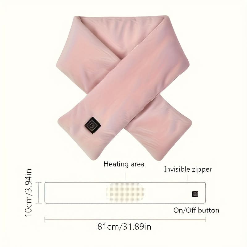 USB Heated Scarf – Adjustable Temperature, Neck & Knee Protection