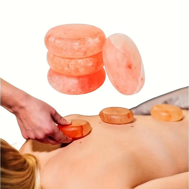 2-Piece Himalayan Salt Massage Stone Set