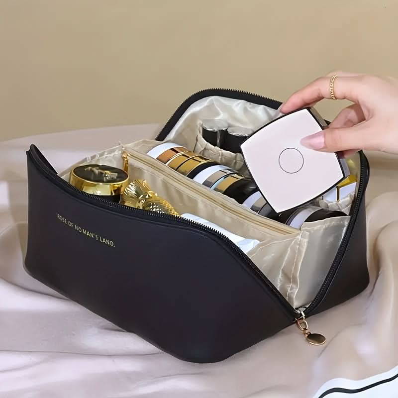 Large Capacity Ladies Travel Cosmetic Bag - Waterproof & Versatile