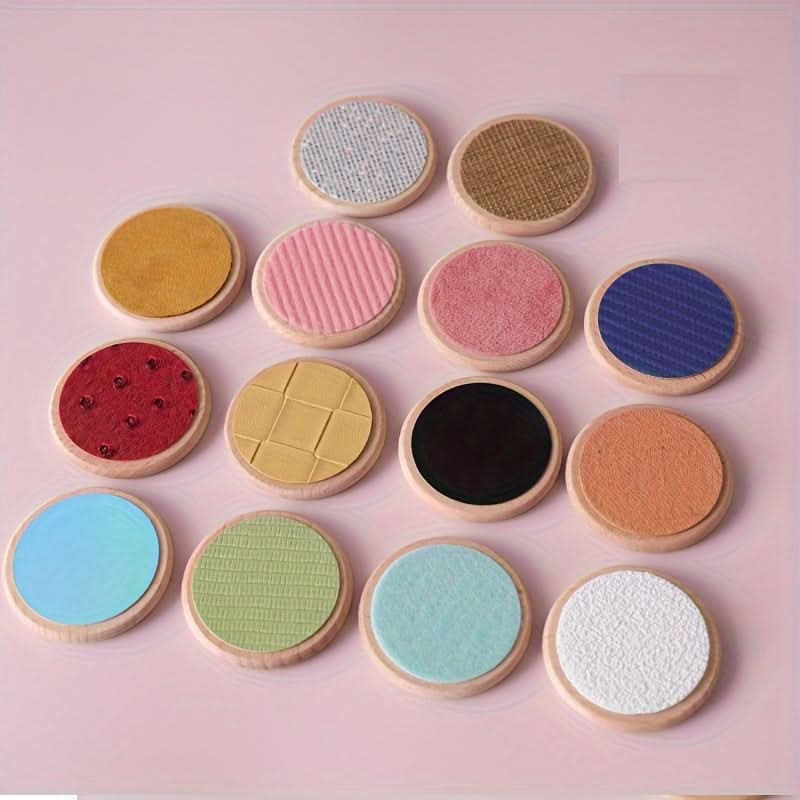 Wooden Sensory Matching Game for Toddlers – Color Recognition & Memory Training Toy