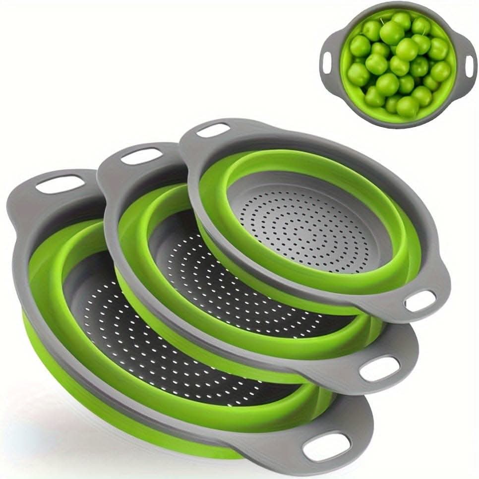Foldable Silicone Kitchen Funnel Set