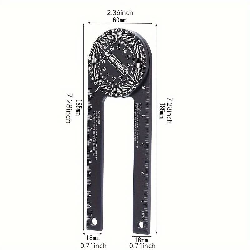 360° Aluminum Angle Gauge for Woodworking