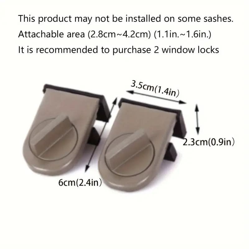 Portable Door Lock Home Security – Heavy-Duty Sliding Lock