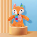 Squeaky Dog Toys Assortment with Crinkle Paper – Plush Animal Stuffed Toy