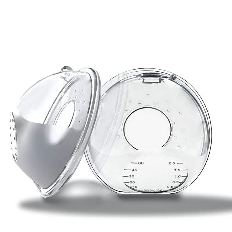 BPA-Free Silicone Breast Milk Collector Set - 2 Soft Nursing Cups