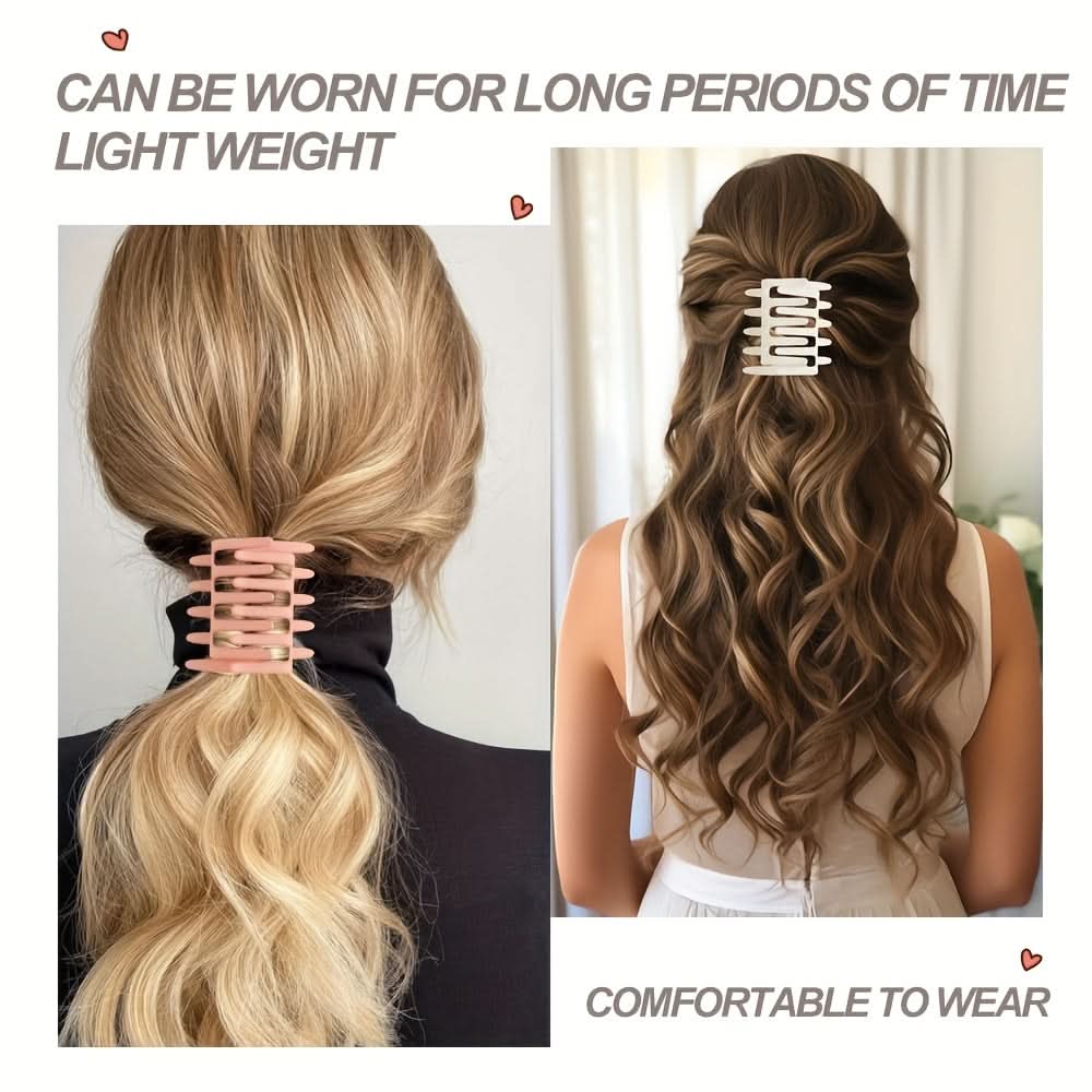 Chic Cross-Style Hair Clip – Medium-Sized, Durable
