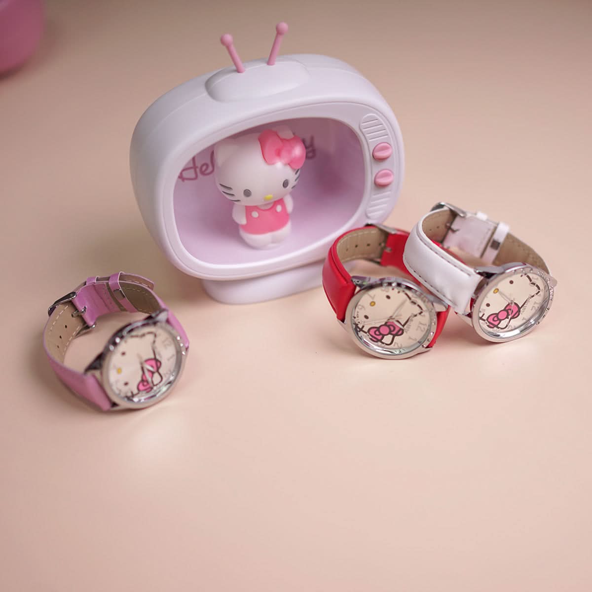 Hello Kitty Quartz Watch for Women - Stainless Steel Case
