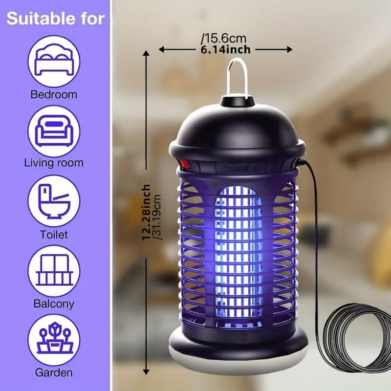 Electric Bug Zapper with LED Light – Outdoor & Indoor Insect Killer