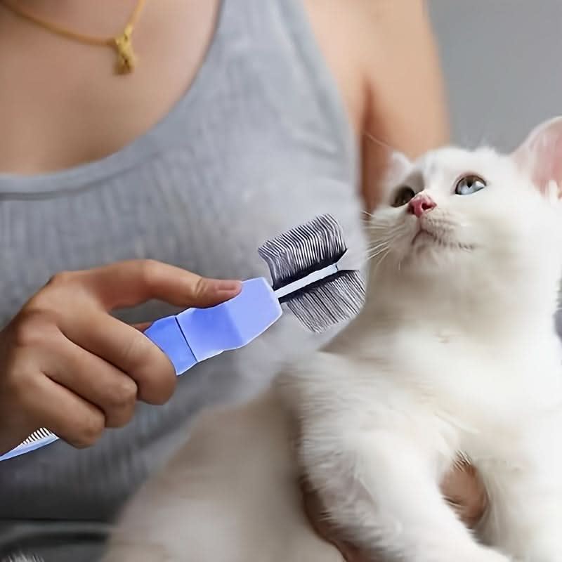 Double-Sided Dog Grooming Brush