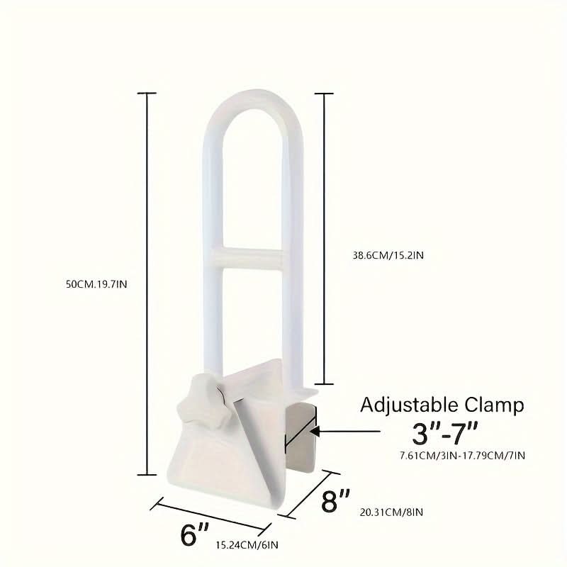 Premium Bathtub & Shower Grab Bar with Adjustable Arm