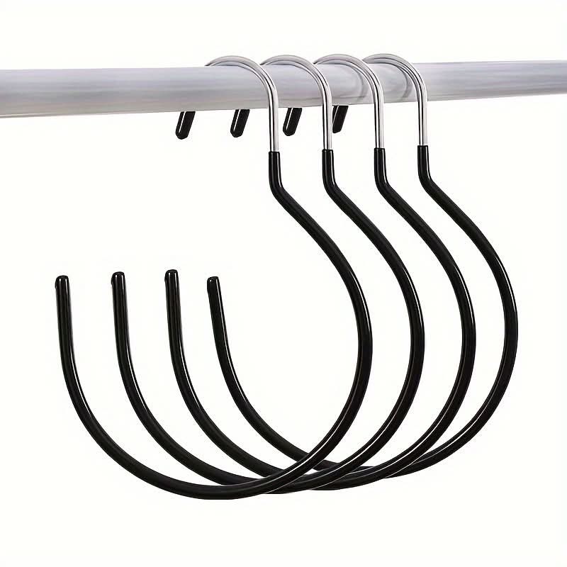 2-Pack Rubber-Coated C-Hook Hangers