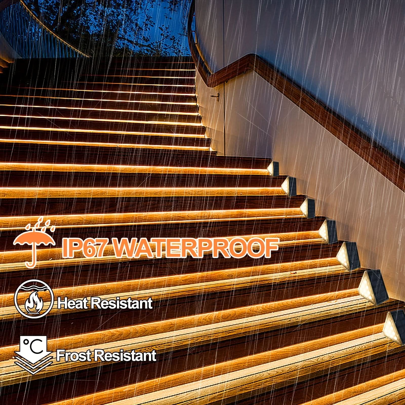 Solar Waterproof LED Step Lights