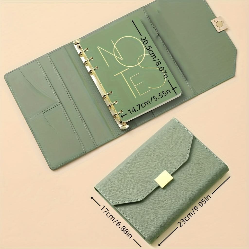 A5 Tri-Fold Business Notebook – Stylish Matte Journal with Plain Ruling