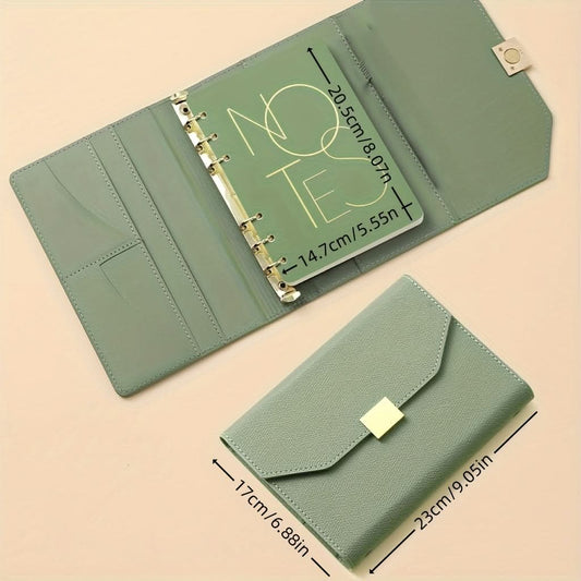 A5 Tri-Fold Business Notebook – Stylish Matte Journal with Plain Ruling