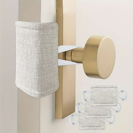 Quiet Door Closer Cushions for Nursery, Soundproof Padded Latch Covers