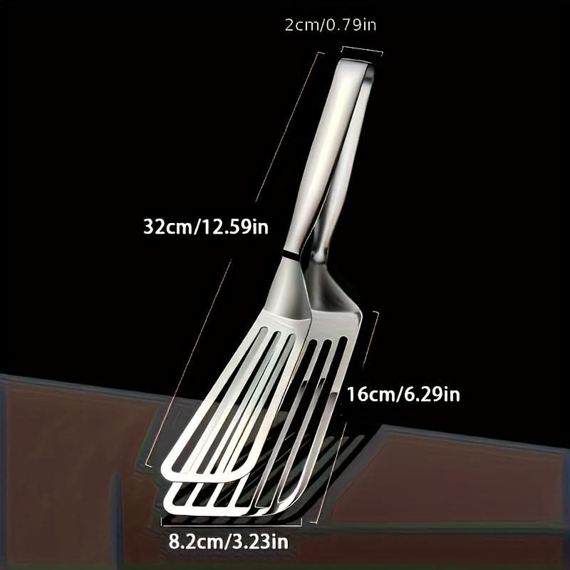 Premium Stainless Steel Serving Tongs for Kitchen