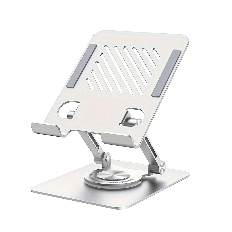 Adjustable Aluminum Tablet Stand with 360° Rotation