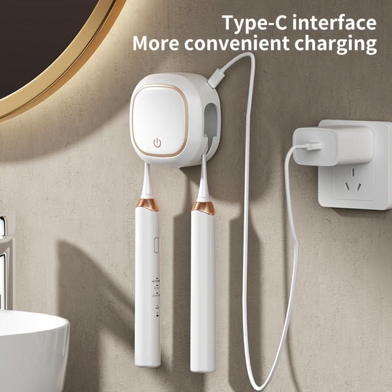 Wall-Mounted UV Toothbrush Sterilizer with USB