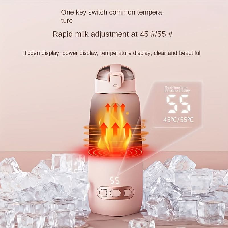 Rechargeable 2-in-1 Bottle Warmer and Sterilizer