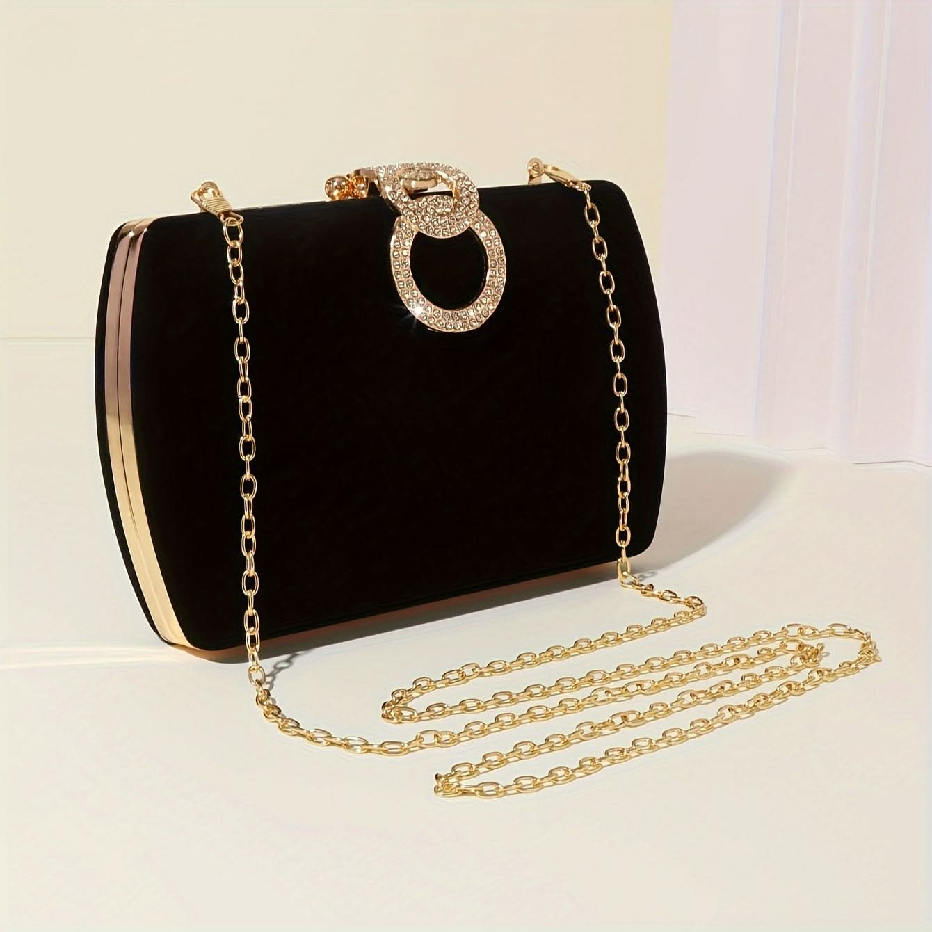 Sparkling Rhinestone Clutch Evening Handbag