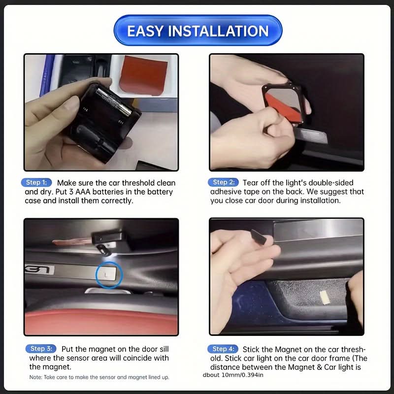 Wireless Car Door Logo Projector Light – Five-Pointed Star Ghost Shadow LED