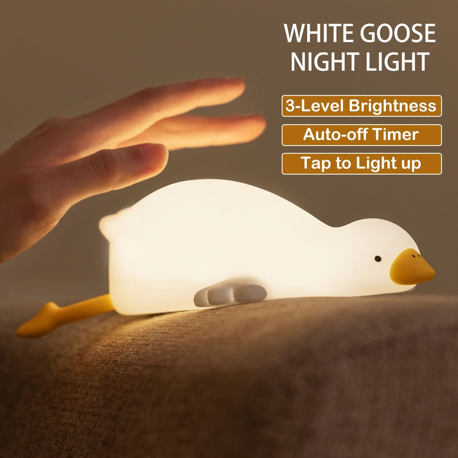 Rechargeable LED Goose Night Light
