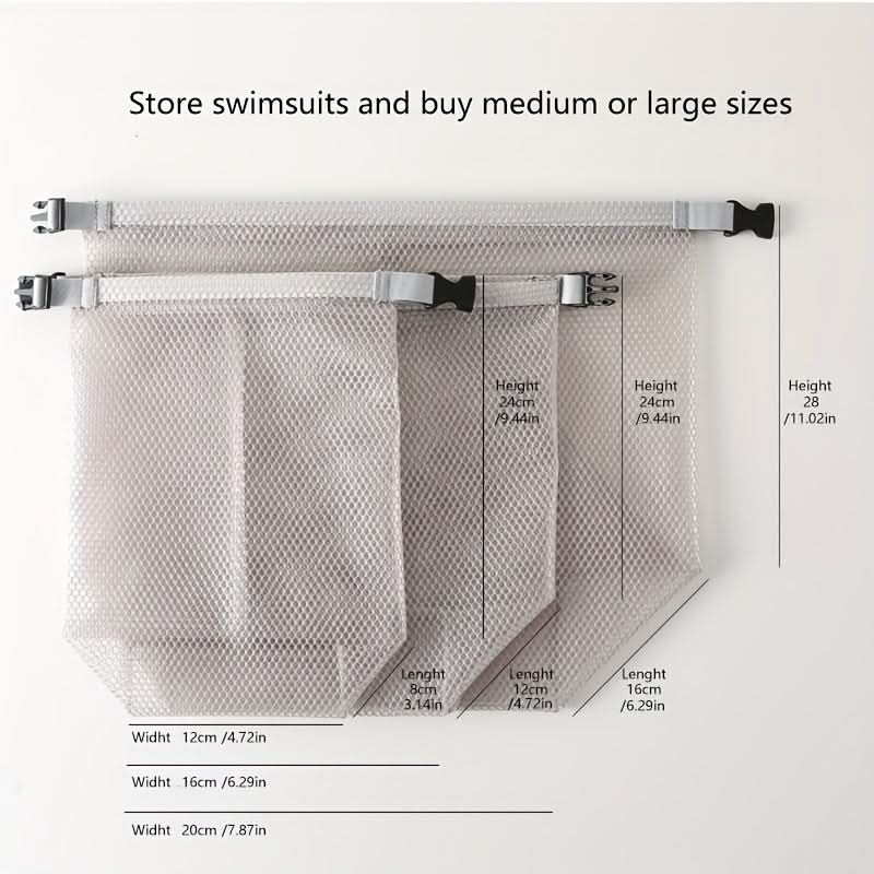 Waterproof Swimming Suit Storage Bag with Separation