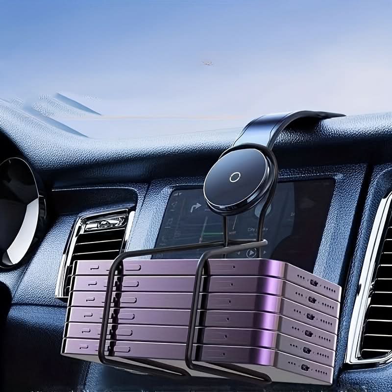 Universal Waterproof Silicone Magnetic Car Phone Holder – Strong Adhesion