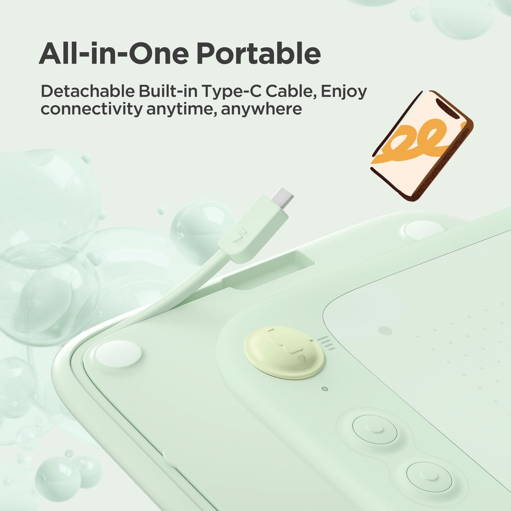 UGEE Q6 Portable Drawing Tablet - Green