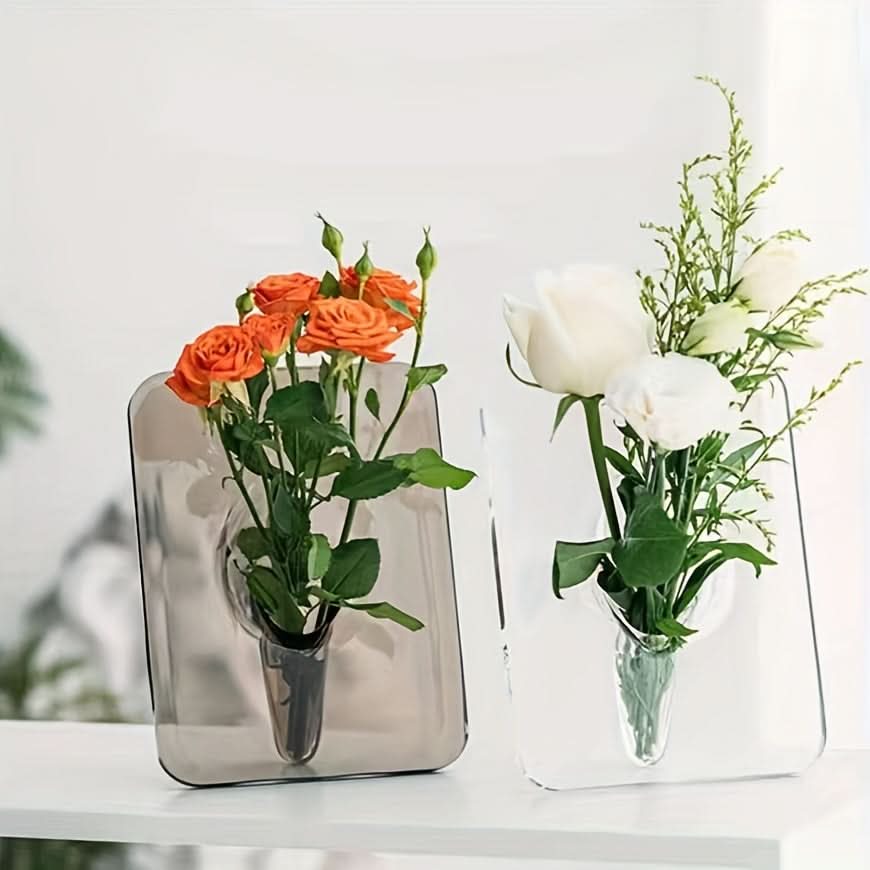 Art Deco Acrylic Resin Bud Vase for Home Decor