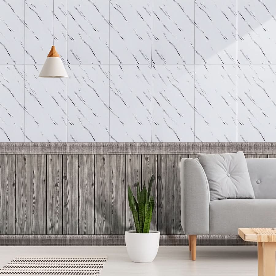 5pcs 3D Self-Adhesive Wall Border Stickers