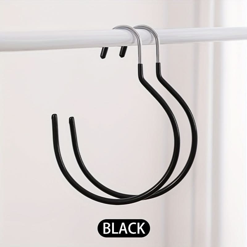 2-Pack Rubber-Coated C-Hook Hangers