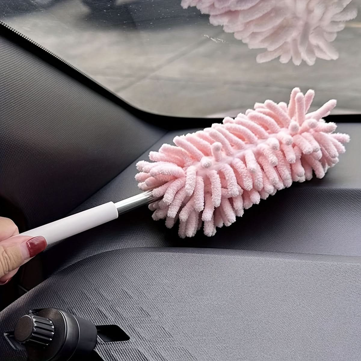 Mini Extendable Microfiber Car Dusting Brush