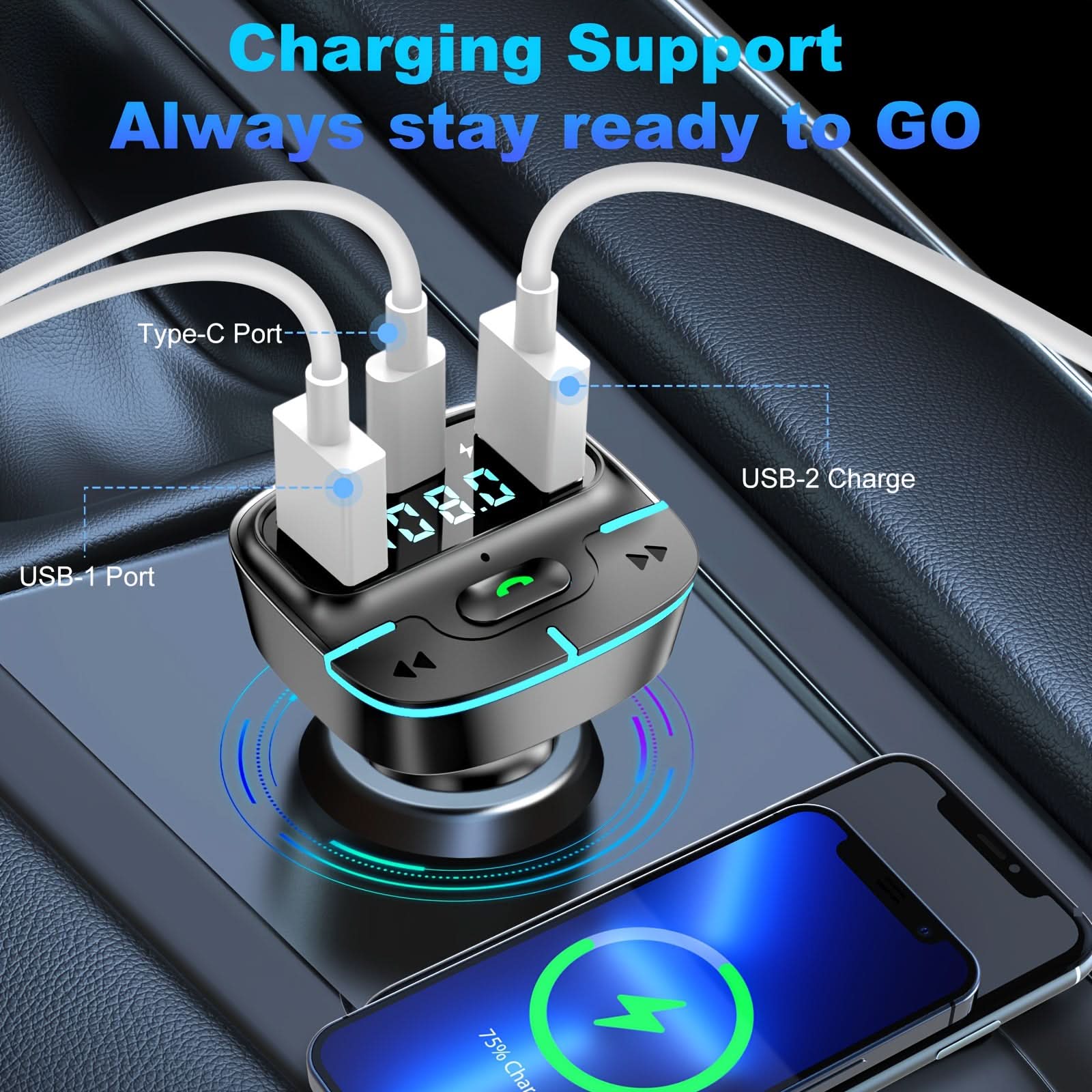 8-in-1 USB-C Hub with Fast Charging