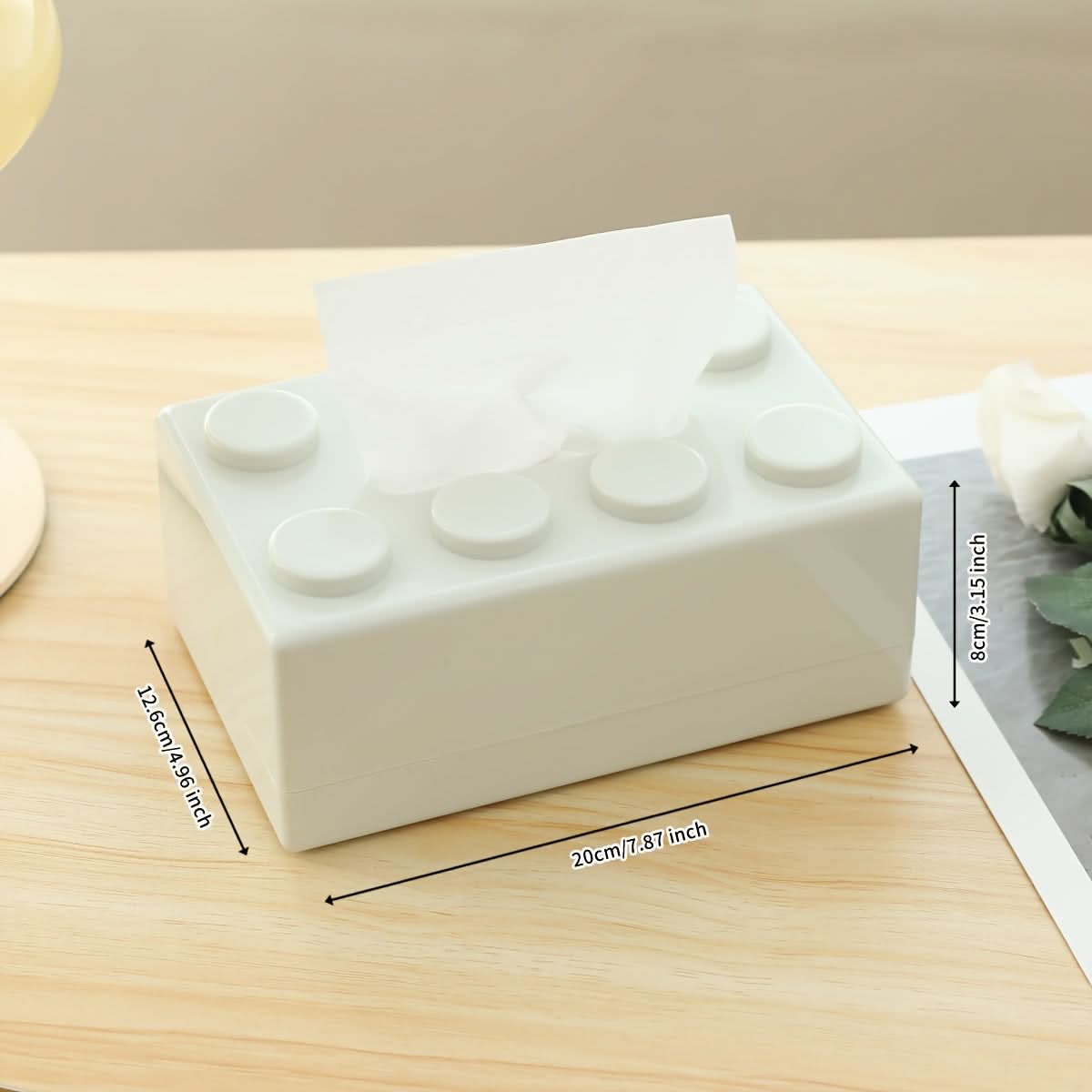 Decorative Wall-Mounted Tissue Box Holder