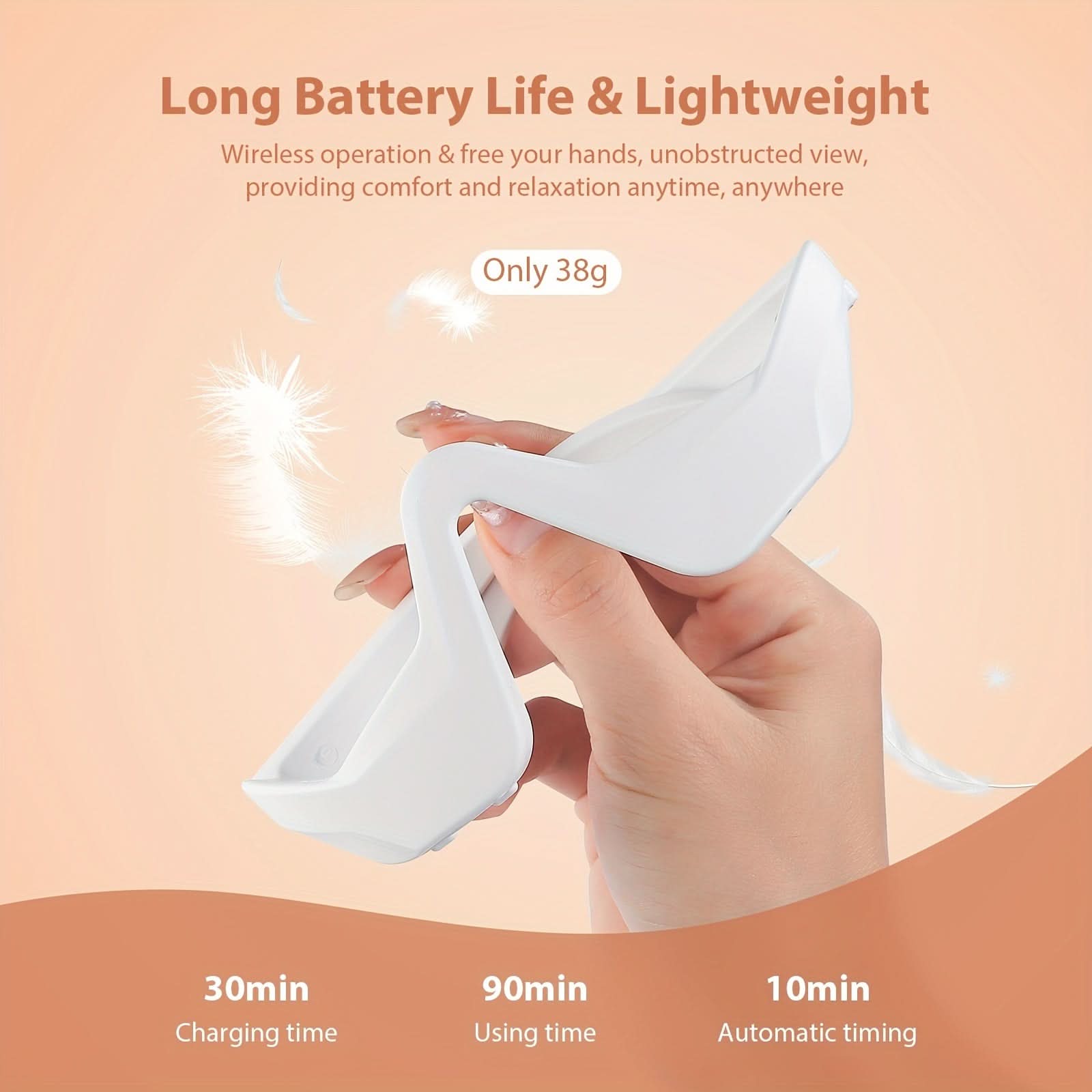 USB Rechargeable 3D Eye Massager for Relaxation
