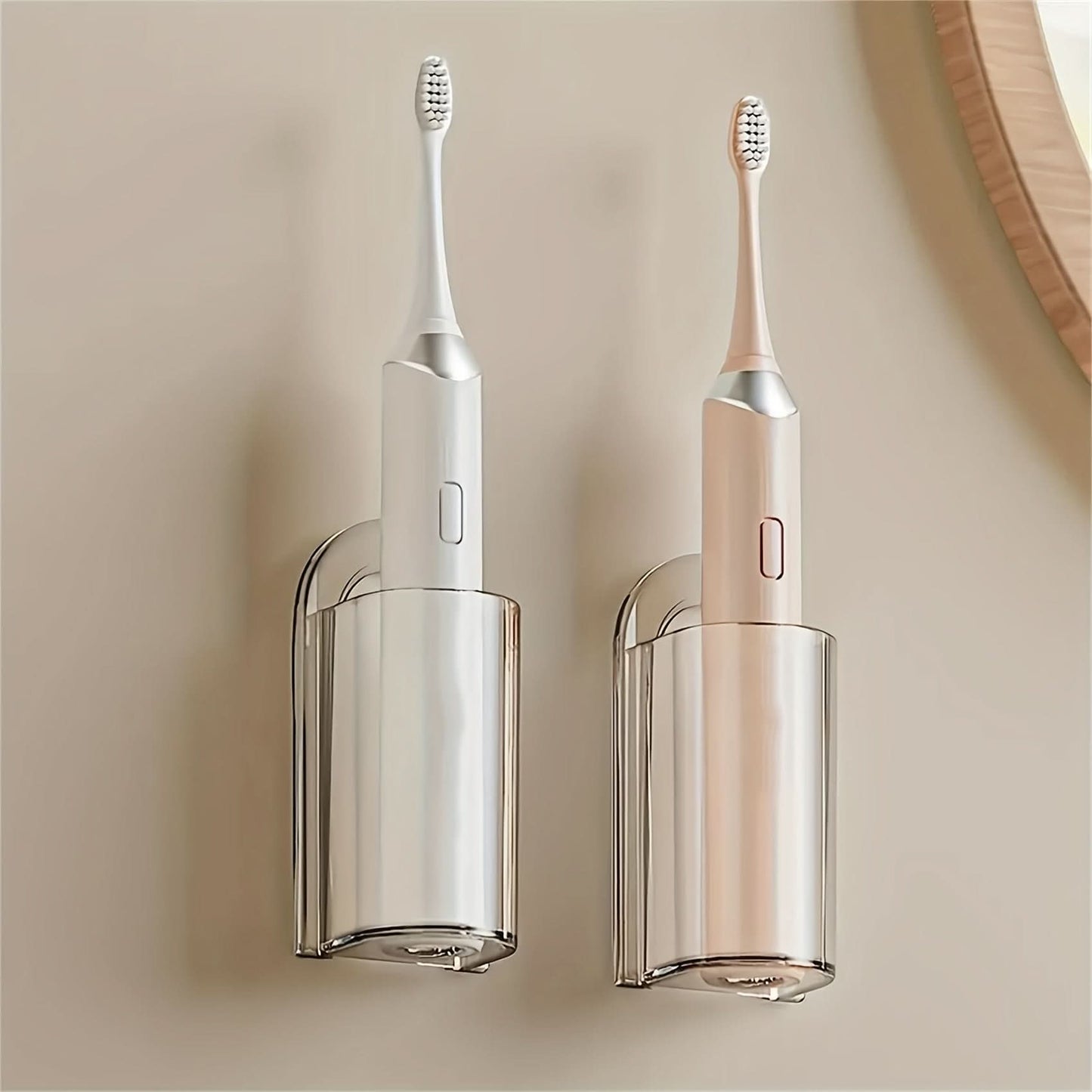 Self-Adhesive Wall-Mounted Electric Toothbrush Holder